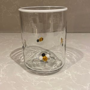Anthropologie Bee Juice Glass